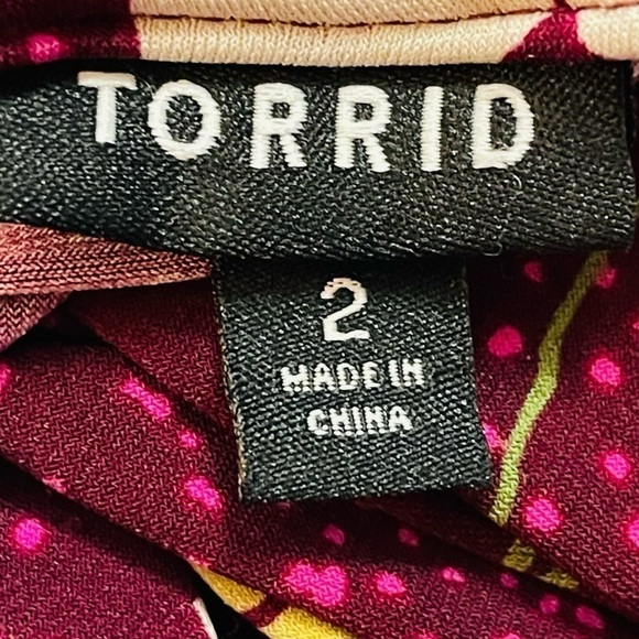 Torrid Faux Wrap Dress - Picture 4 of 5